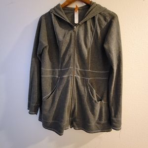 Large Lucy ruffle-back hoodie